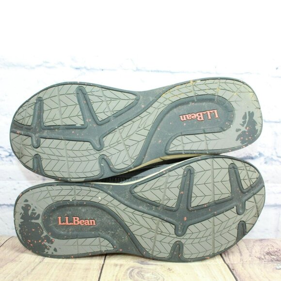 LL Bean Gray Suede Fitness Comfort Cushioned Walking Sneaker Shoes Size 10 M - Picture 10 of 10